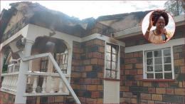 Rangwe MP Lilian Gogo's home was burnt down.